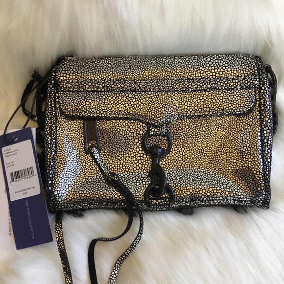🔴SOLD🔴 Rebecca Minkoff silver micro mac bag - Picture 3 of 8